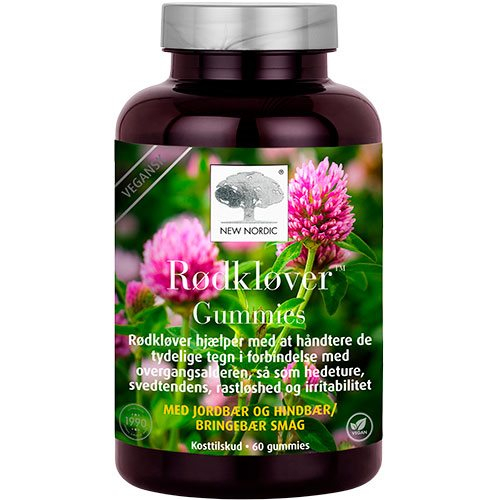 New Nordic Rødkløver Gummies 60 Stk   For 267 -