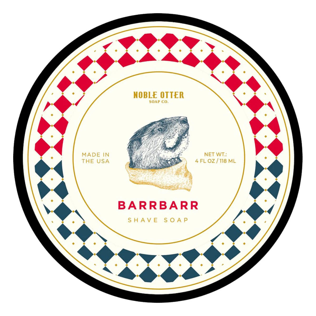 Noble Otter Barbersæbe  Barrbarr  118 Ml