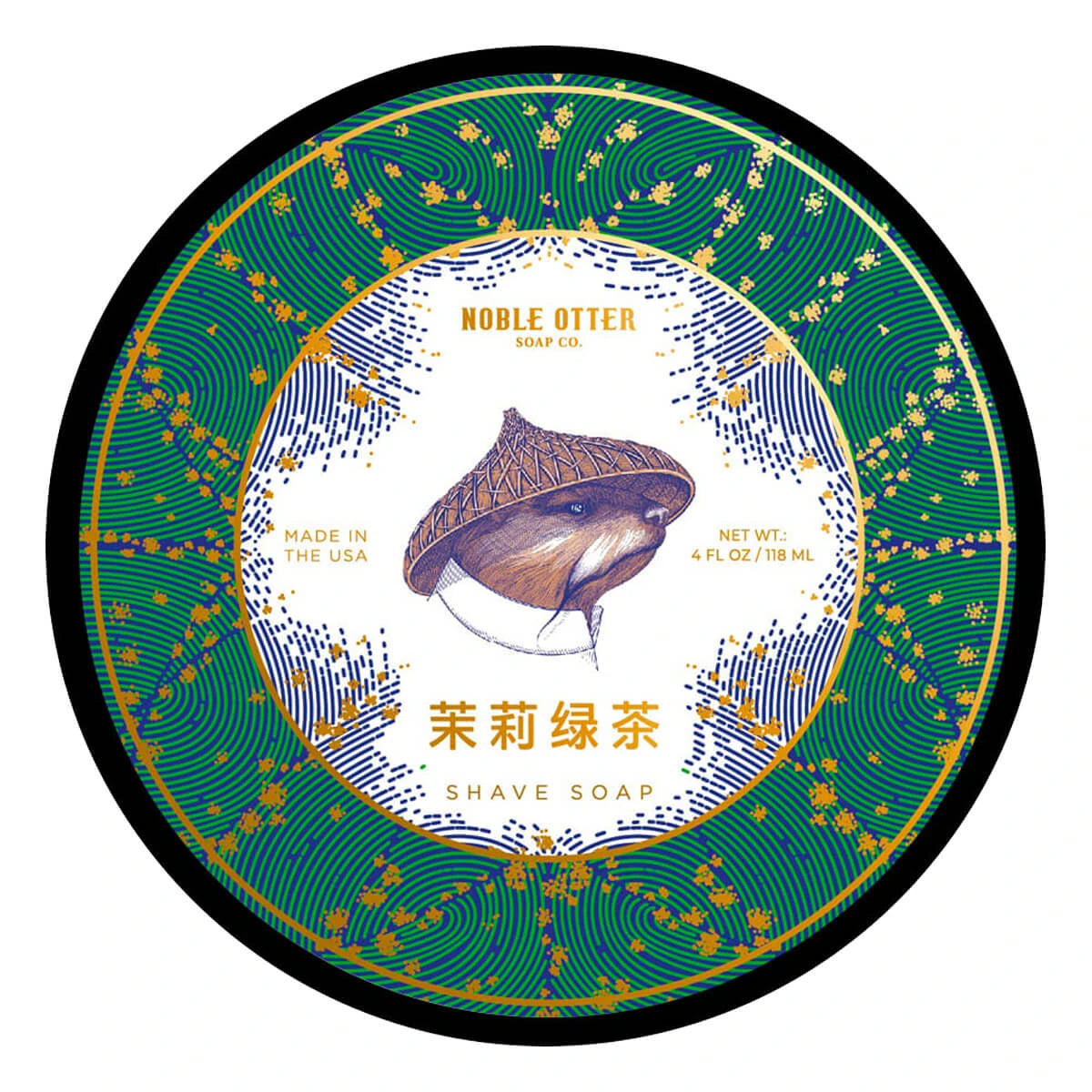 Noble Otter Barbersæbe  Jasmine Green Tea  118 Ml