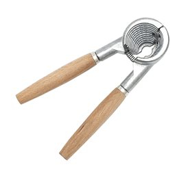 Nøddeknækker Metal    Bøgetrægreb 19 Cm