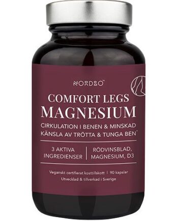 Nordbo Comfort Legs Magnesium 90 Kapsler