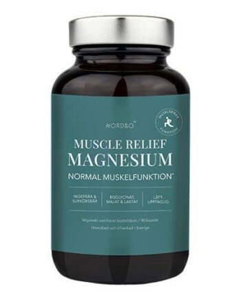Nordbo Muscle Relief Magnesium 90 Kapsler