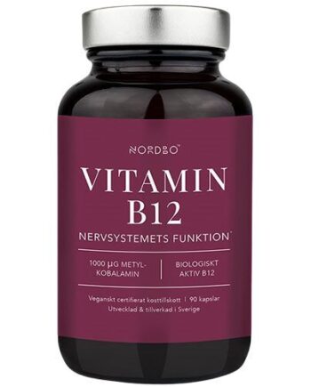 Nordbo Vitamin B12 90 Kapsler