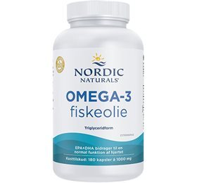 Nordic Naturals Mega-  Fiskeolie  180kap