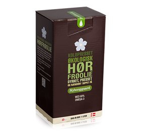 Nyborggaard Hørfrøolie Koldpresset   1000 Ml