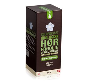 Nyborggaard Hørfrøolie Koldpresset   250 Ml