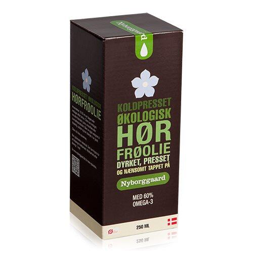 Nyborggaard Hørfrøolie økologisk 250 Ml