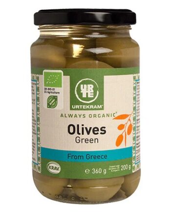 Oliven Grønne øko  360 Gram