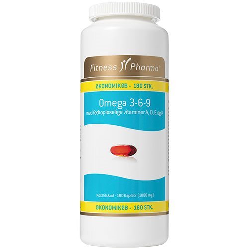 Omega  - -     Adek Vit  Fitness Pharma 180 Kapsler