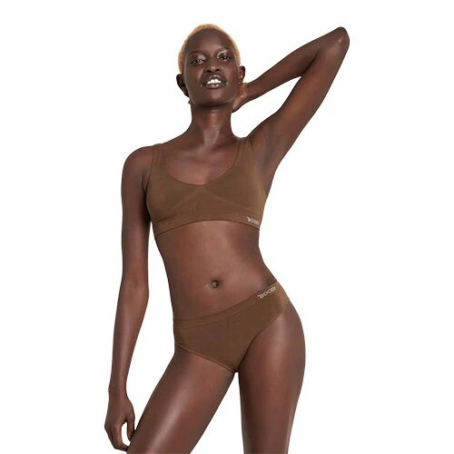 Padded Shaper Crop Bra Nude Str