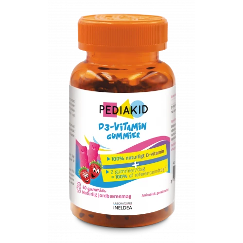 Pediakid D3 Vitamin Kosttilskud Form Af Gummies 60stk
