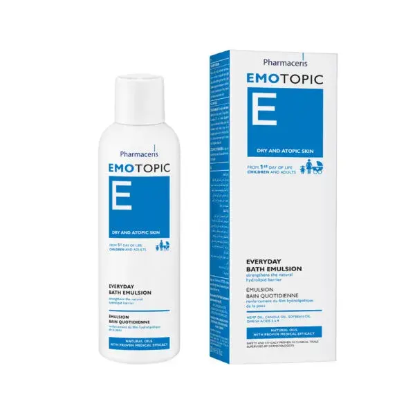 Pharmaceris   Emotopic Hverdags Bads Emulsion  Styrker Den Naturlige Hydrolipid Barriere  200ml