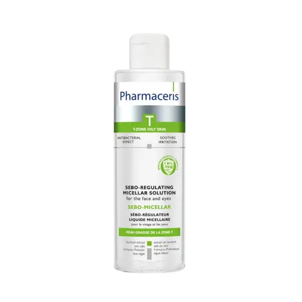 Pharmaceris   Sebo Micellar  Makeupfjerner Til Ansigt Og øjenomgivelser  200ml