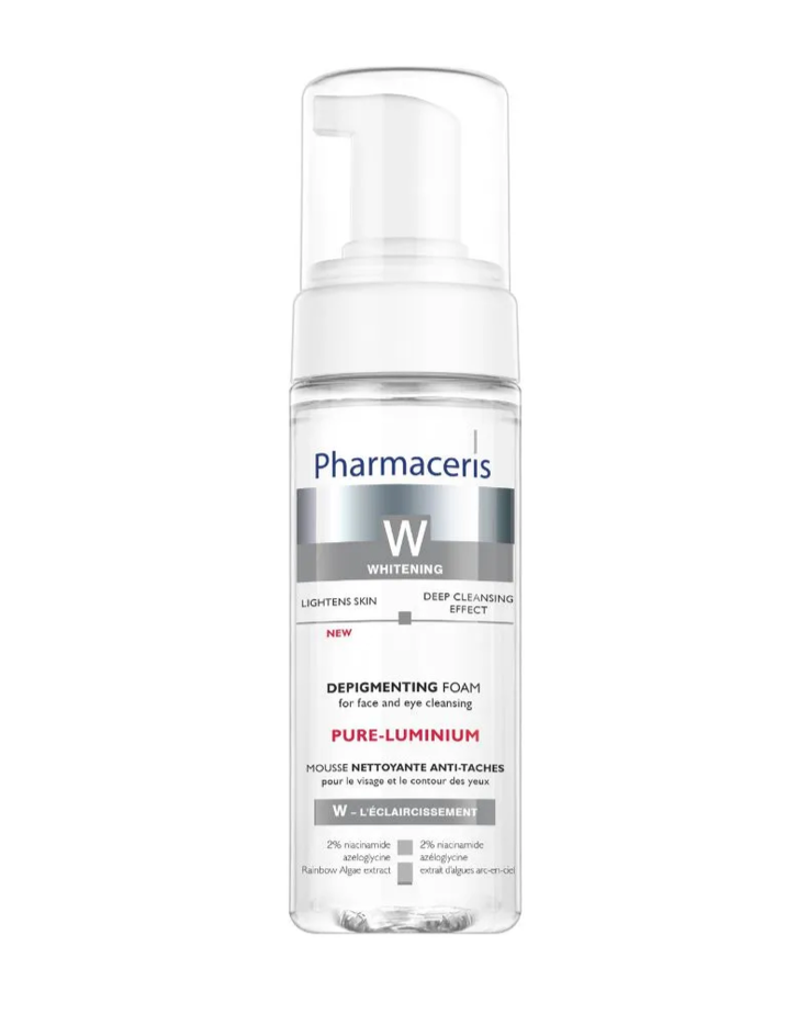 Pharmaceris   Pure-luminum  Lysnende Renseskum Til Ansigt Og øjne  150ml
