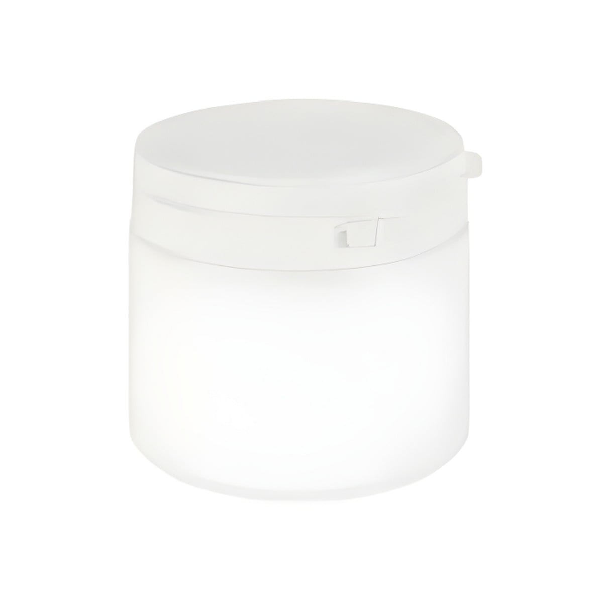 500 Ml Hvid Plastdåse Med Originalitet Ring