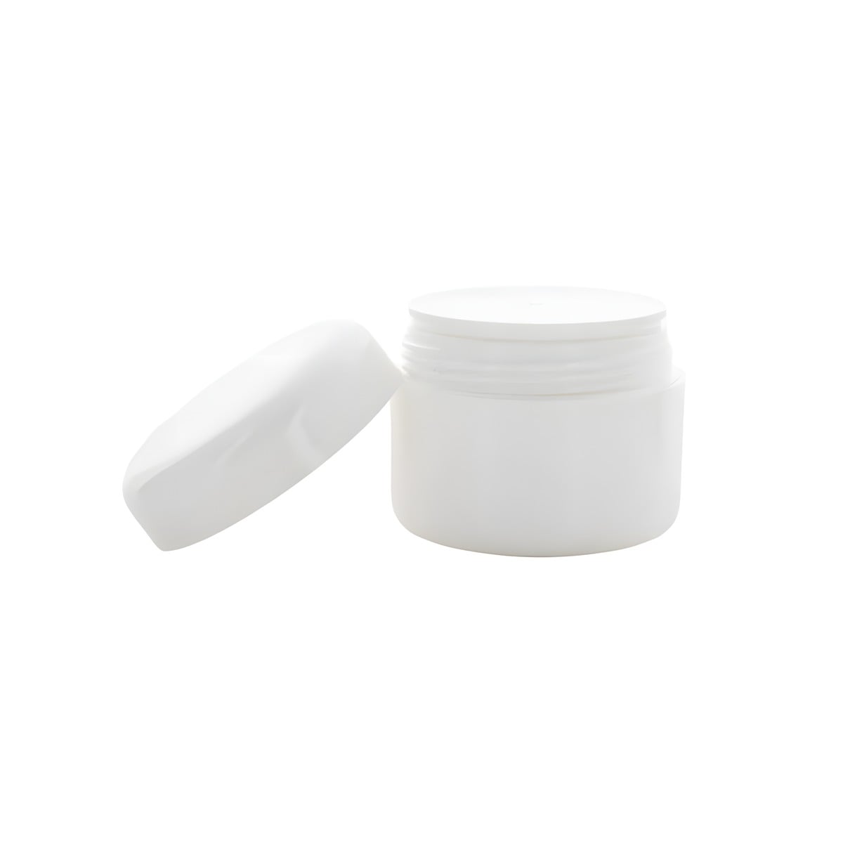 Plastbøtte Til Cremer 30 Ml Hvid Hård Pp Plast Klar Dæklåg Hedenhus Giftfri Lugtfri Genanvendelig ø50xh42 Mm