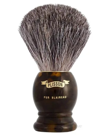 Plisson 1808 Barberkost  Russian Grey Badger   Imit  Skildpadde  Original  Str  12