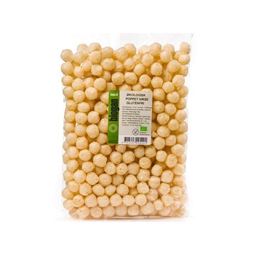 Poppede Hirse økologisk 150 Gram