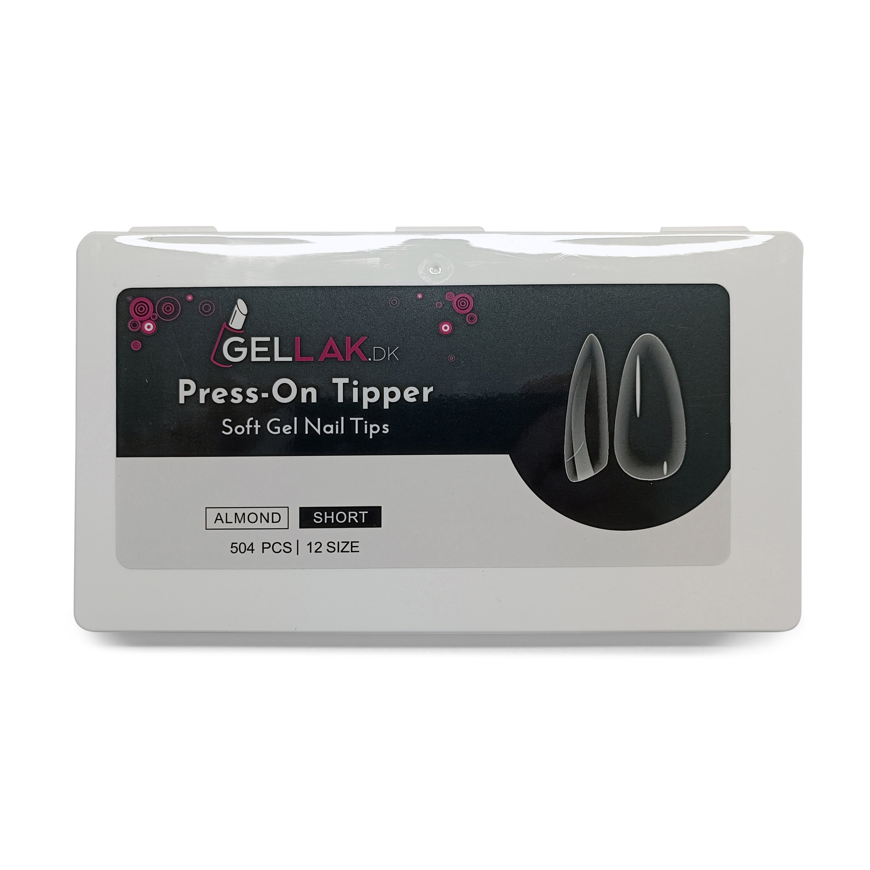 Press-on Tipper   Almond Short   Soft Gel Tips   Gelly Nail Tips