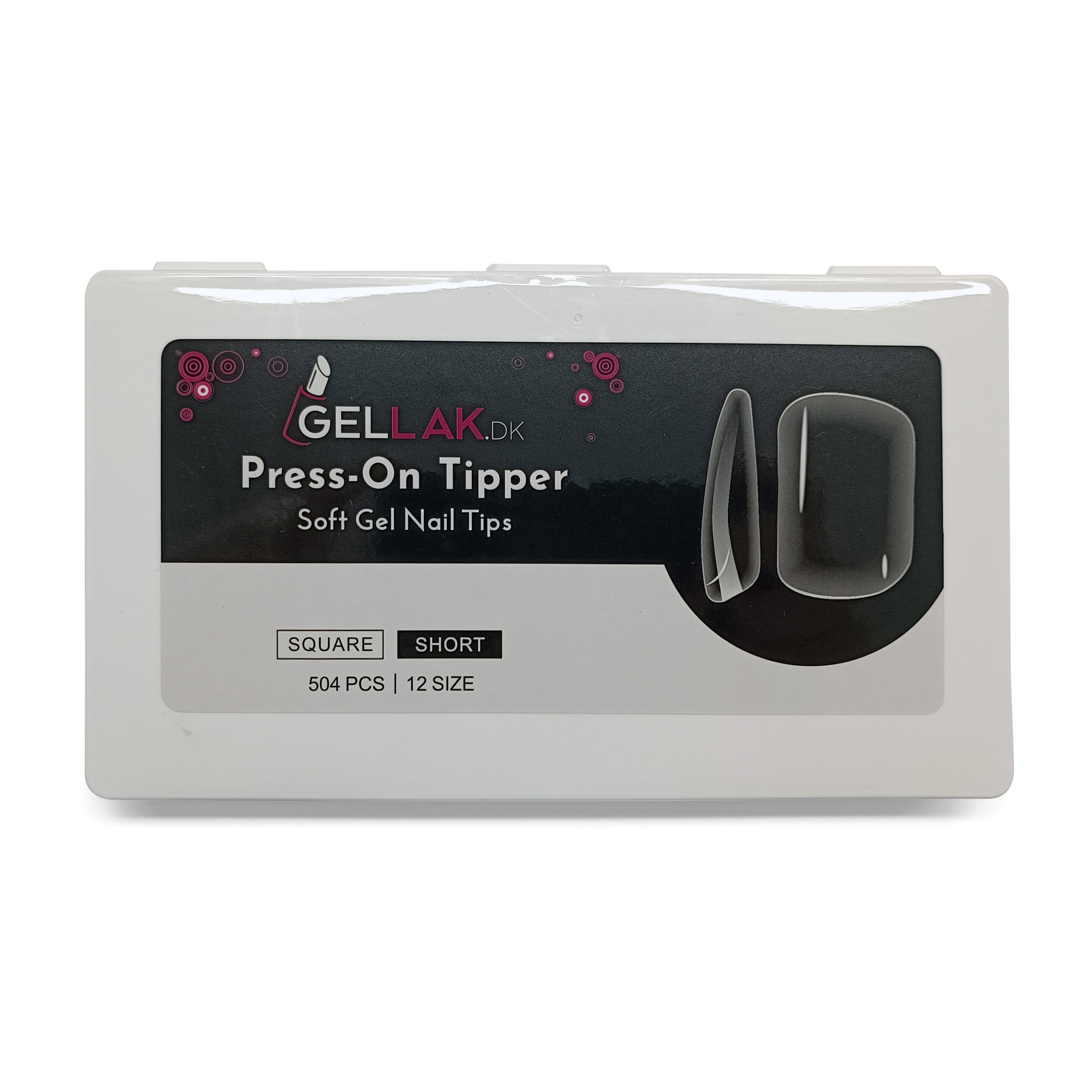 Press-on Tipper   Square Short   Soft Gel Tips   Gelly Nail Tips