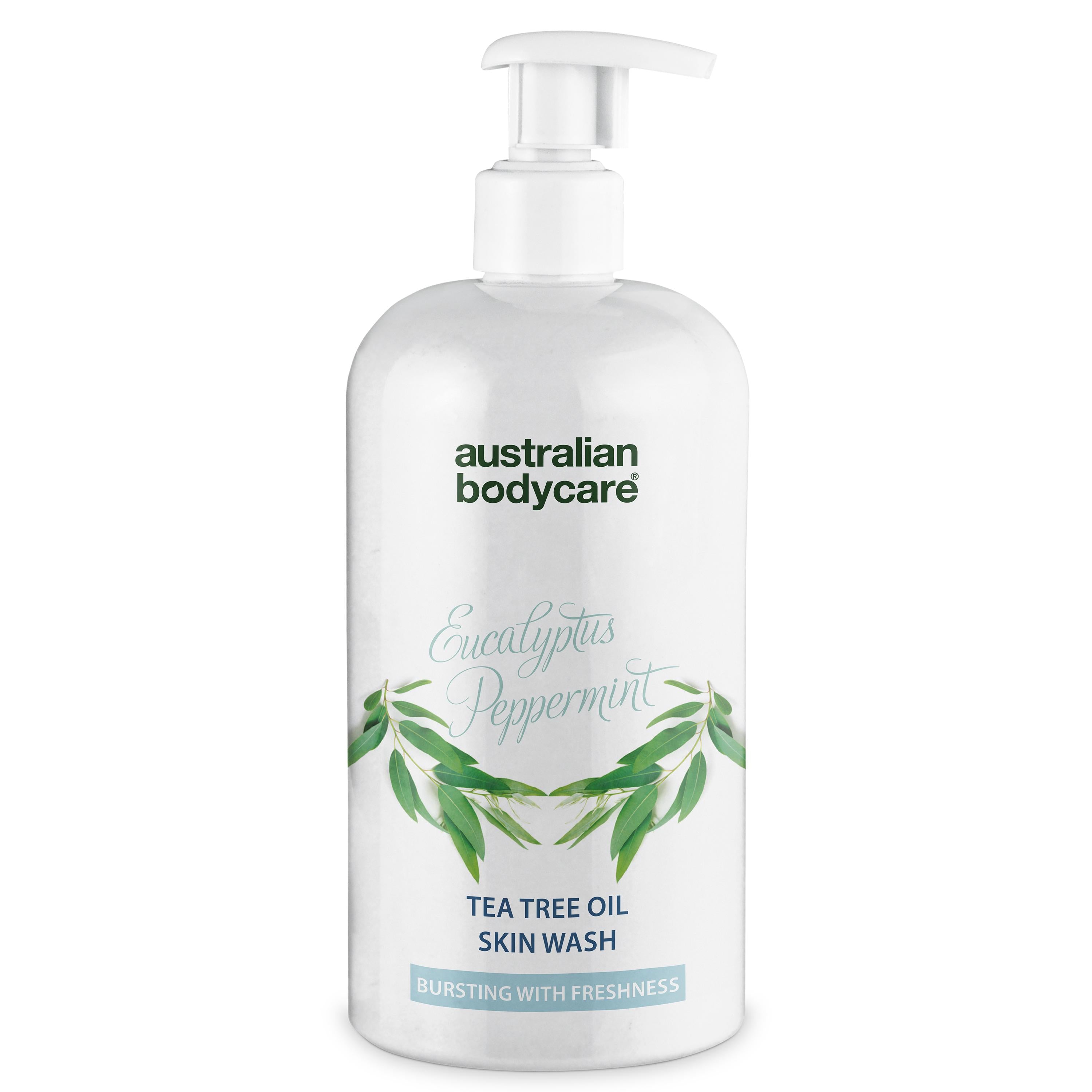 Professionel Eucalyptus Skin Wash    Showergel Til Professionel Brug Med Naturlig Tea Tree Oil Og Eukalyptus 500 Ml