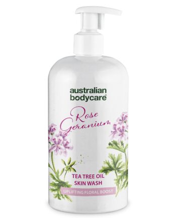Professionel Rose Skin Wash    Dybderensende Professionel Showergel Med Tea Tree Oil Og Rose Geranium 500 Ml