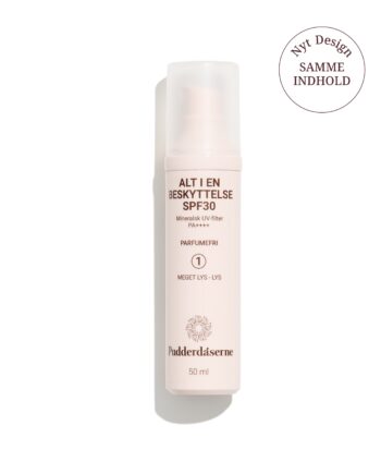 Pudderdåserne Alt   En Beskyttelse Spf30 Let Farvet Dagcreme Farve   Parfumefri 50 Ml