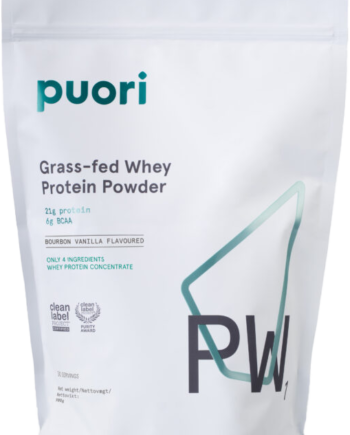 Puori Pw1  Grass-fed Whey Proteinpulver Med Bourbon Vanilje 900 Gram