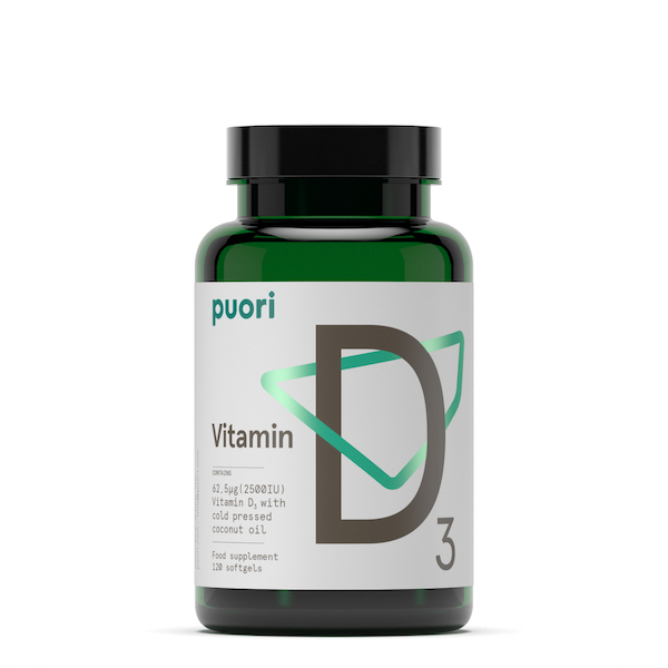Puori Vitamin D3 62   Mcg  2500ie  120 Kaps