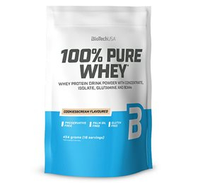 100  Pure Whey Protein Pulver Cookies   Cream 454
