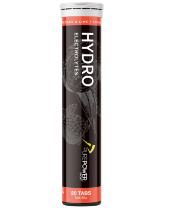 Purepower Elektrolyt Jordbær Lime 20 Tabs