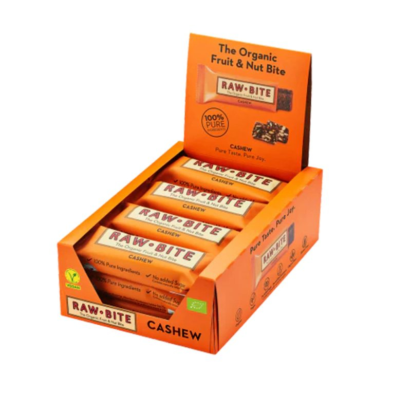 Rawbite Cashew  Bull  50    Køb 12 Stykker Spar 10