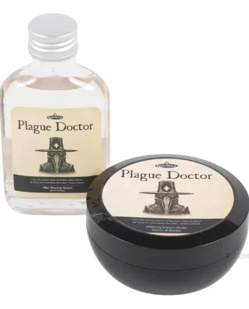 Razorock Plague Doctor Sæt  Barbersæbe Og Aftershave