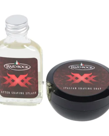 Razorock Xxx Sæt  Barbersæbe Og Aftershave