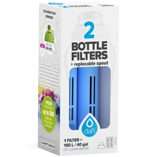 Refiller Filterflaske Blå   Stk Refiller   Mundstykke   Pk