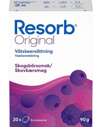 Resorb Original Skovbærsmag 20 Tabletter