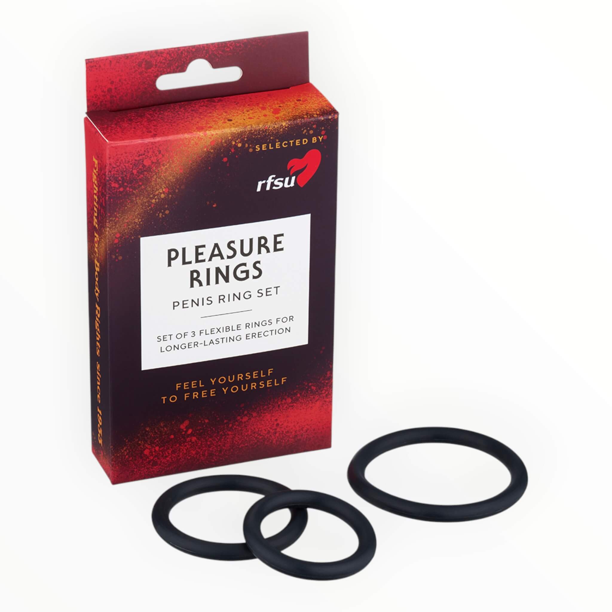 Rfsu Pleasure Ring Penis Ring Set    Stk