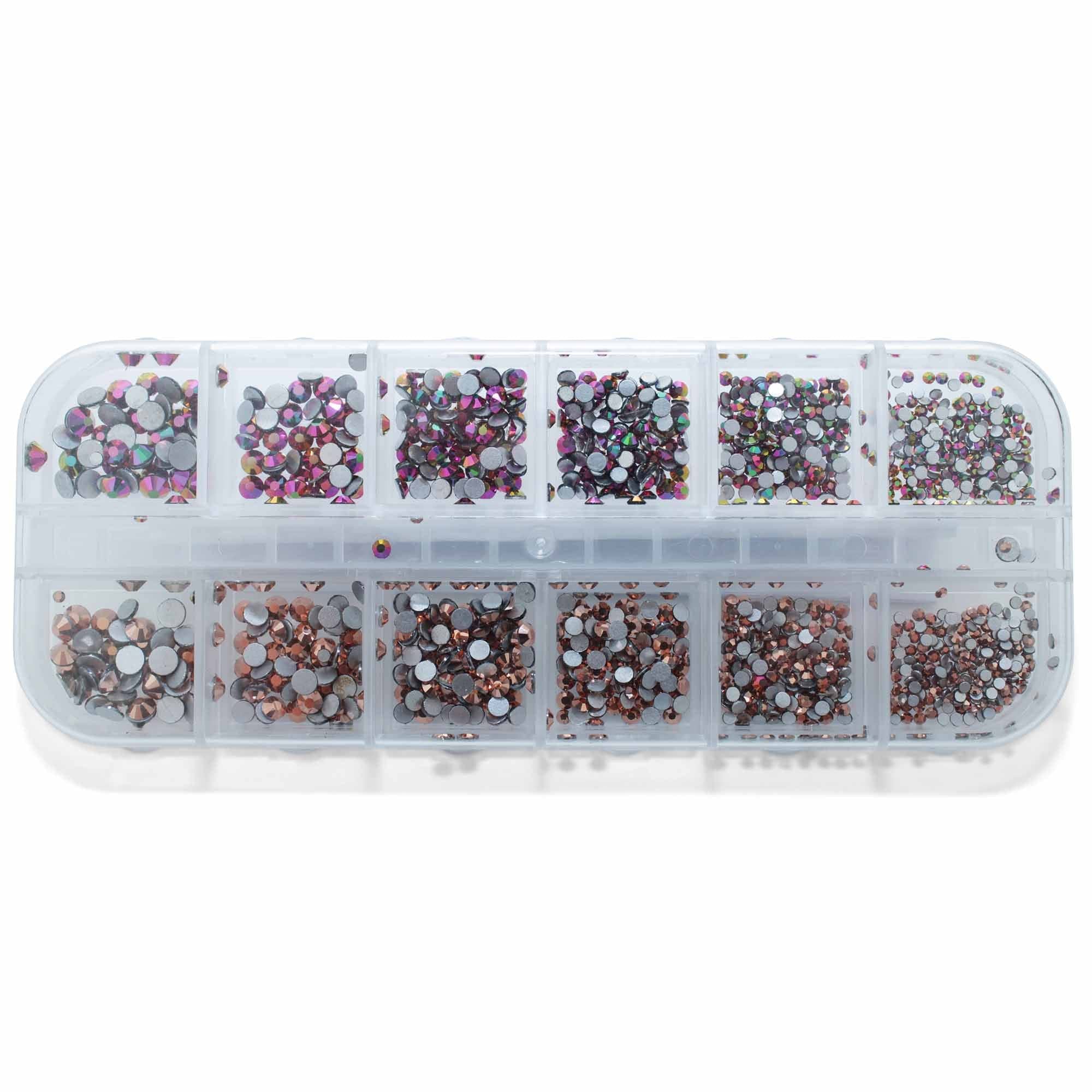 Rhinestone   Forskellige Farver   Krystal Glas Rhinesten   No