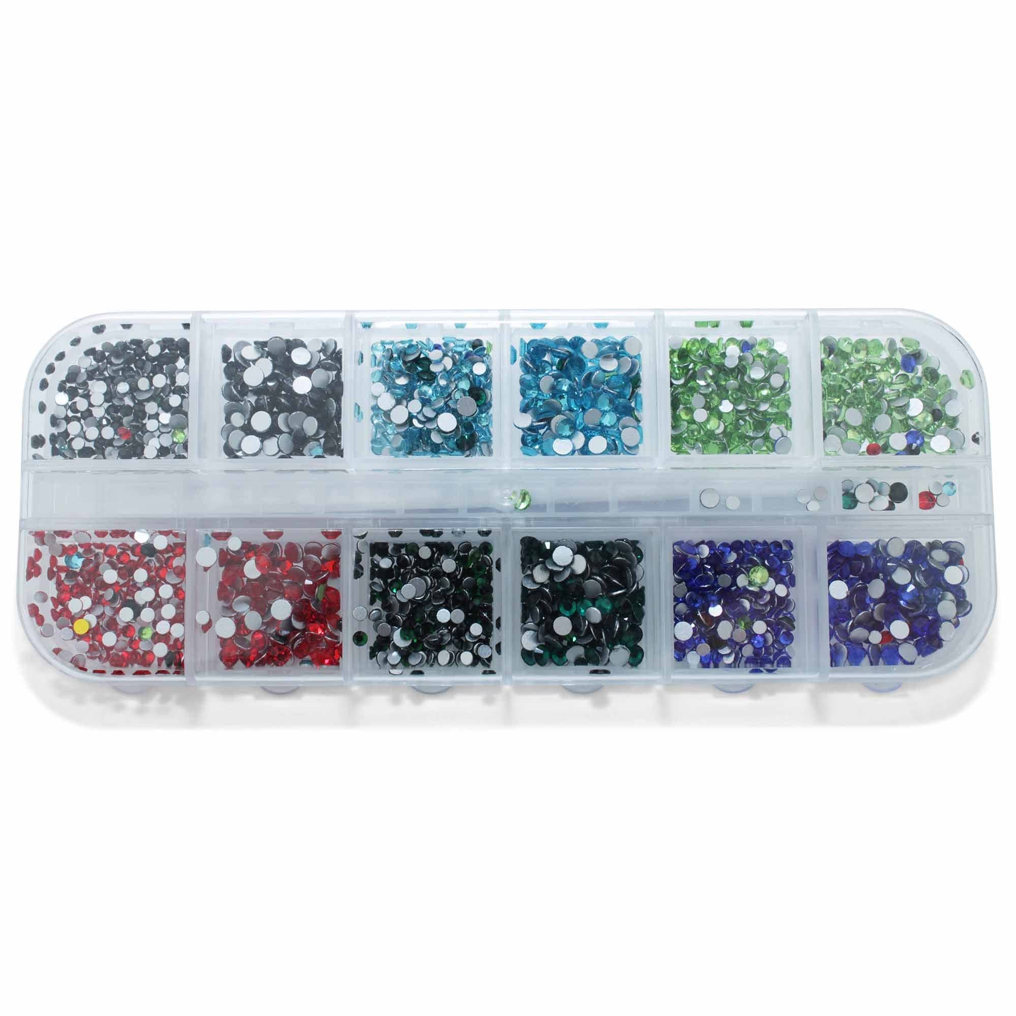Rhinestone   Forskellige Farver   Krystal Glas Rhinesten   No