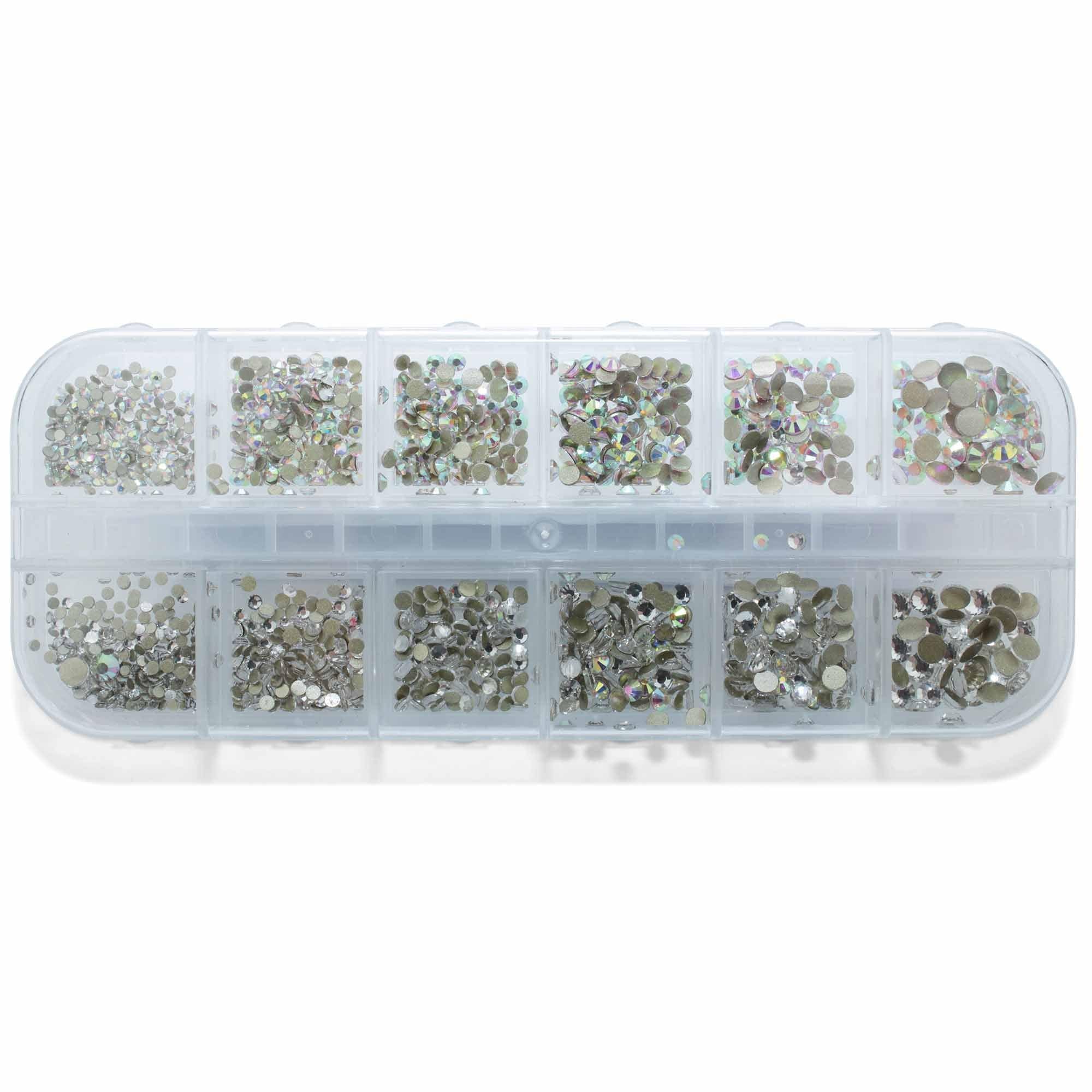 Rhinestone   Forskellige Farver   Krystal Glas Rhinesten   No