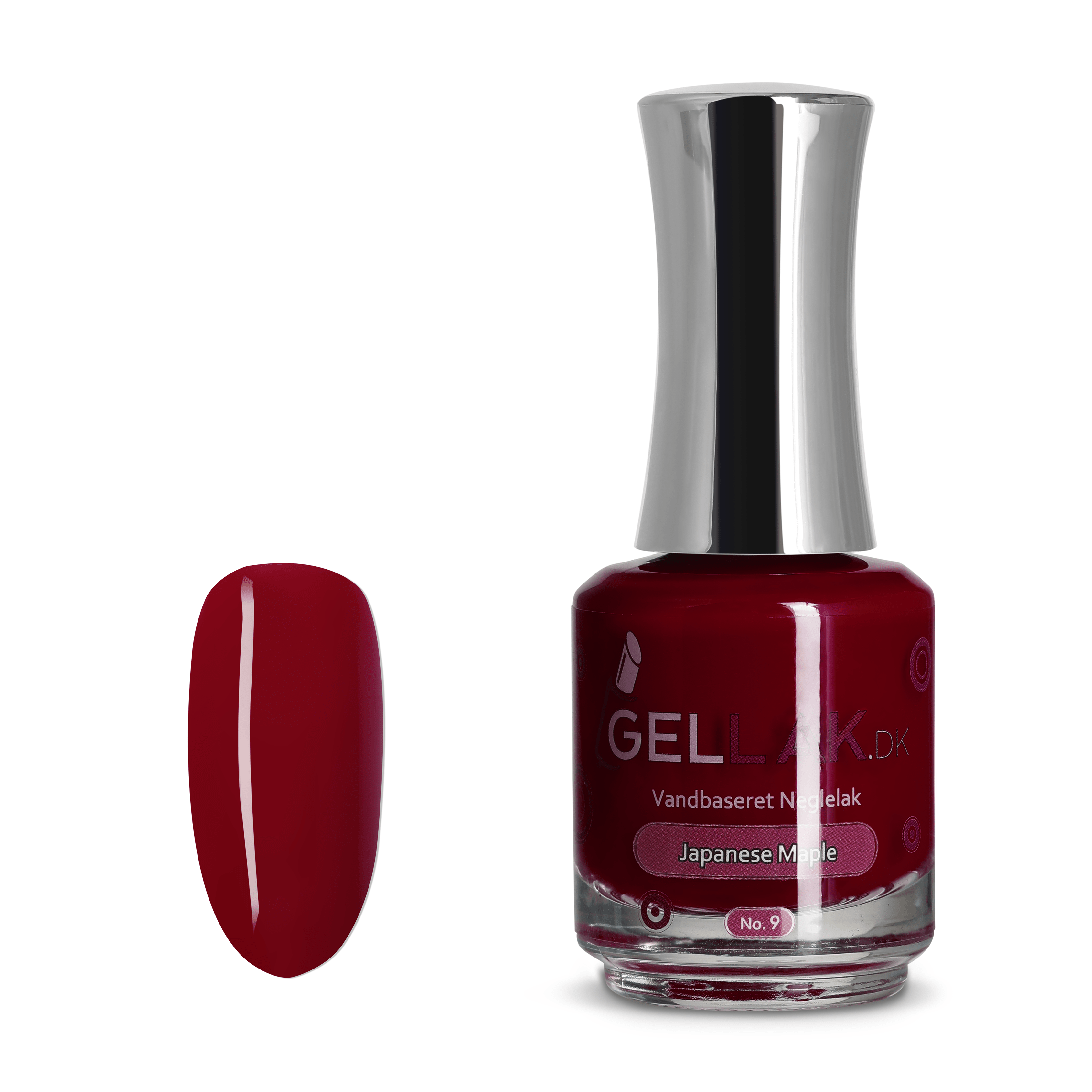Rød Vandbaseret Neglelak    Quot Japanese Maple Quot  No      15 Ml   Gellak Dk