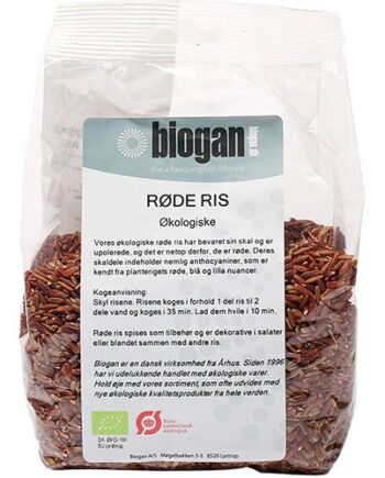 Røde Ris øko  500 Gram