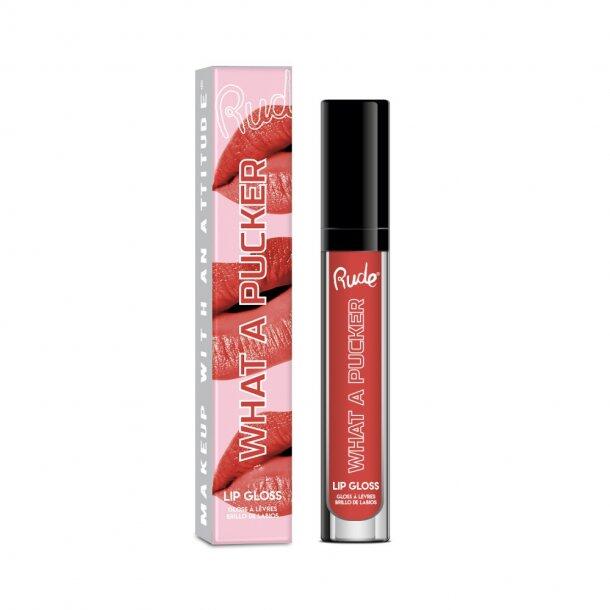 Rude Cosmetics What   Pucker Lip Lacquer Shut The Front Door