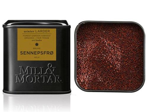 Sennepsfrø Hele Brune    50g