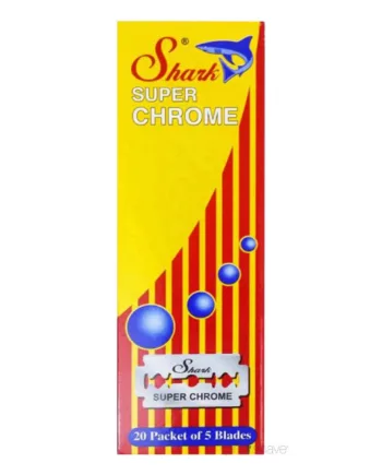 Shark Super Chrome De-barberblade    Stang  20x5 Stk   100 Stk