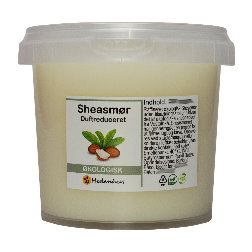 Sheasmør økologisk Duftreduceret 100 Gram
