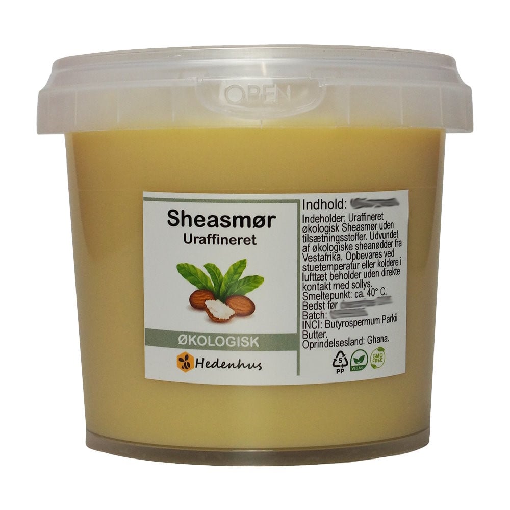 Sheasmør økologisk Uraffineret 100 Gram