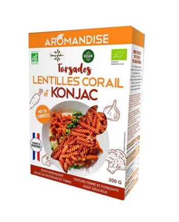 Shirataki   Rød Linse Fusilli øko  200 Gram