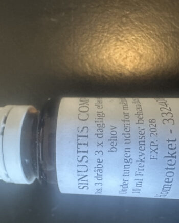 Sinusitis Comp Fra Homeoteket 10 Ml