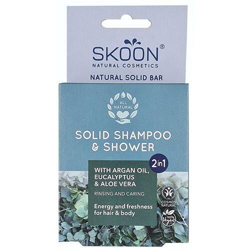 Skoon Solid Shampoo   Shower Bar       Energy And Freshness  90g